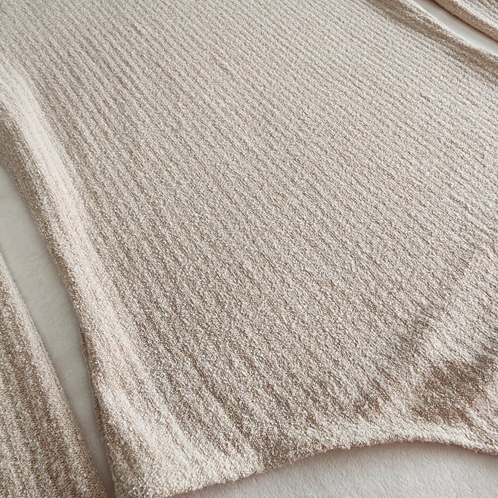 Francesca’s Bodysuit Women's L NEW Mock Neck Long Sleeve - Heather Oat - Picture 5 of 9